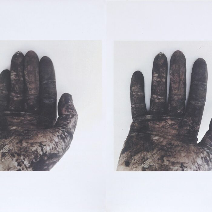 Hand #1_Hand #2, 2014, print on uncoated paper, 49x33 cm. Fondazione Mudima, Milano