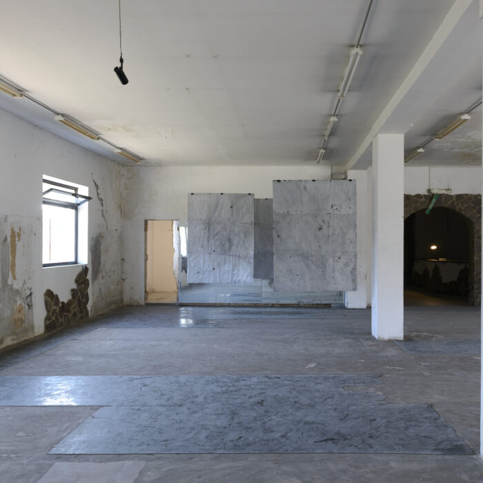 We Have Only Naked Names, 2021. Installation view for place-specific exhibition at There Is No Place Like Home, Roma We Have Only Naked Names, 2021. Installation view for place-specific exhibition at There Is No Place Like Home, Roma