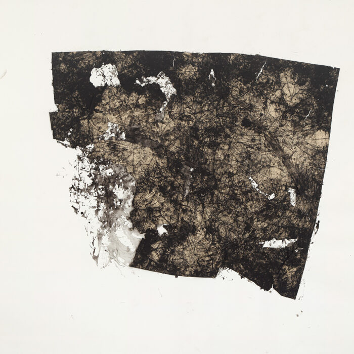 Untitled #1, 2014, inked paper on paper, 135x140 cm. Fondazione Mudima, Milano Untitled #1, 2014, inked paper on paper, 135x140 cm. Fondazione Mudima, Milano
