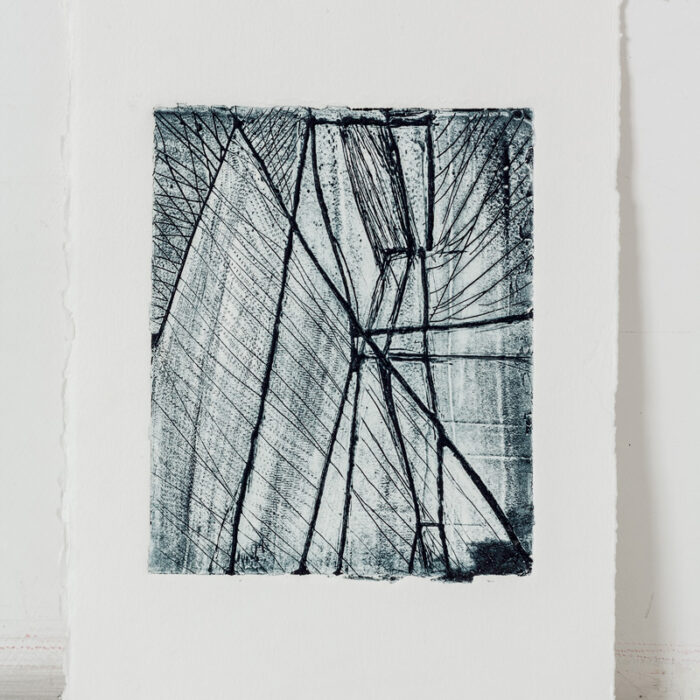Untitled (gY#3), 2015, plaster etching, 25x18,5 cm